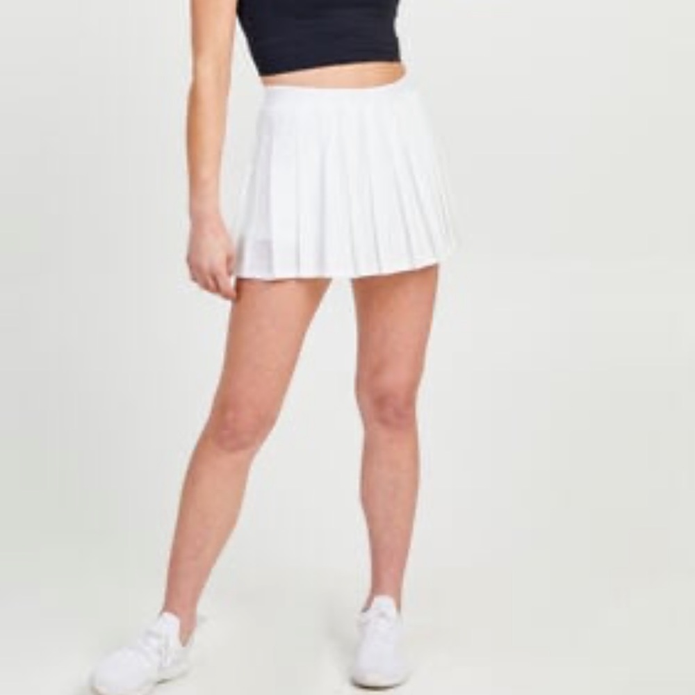 Altar’d State Pleated White Tennis Skirt